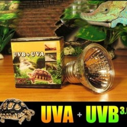 Pet Uva Uvb Reptilien-Schildkröten-Heizlampe, volle Sonnenlampen, Basking Pet 25 W/50 W/75 W