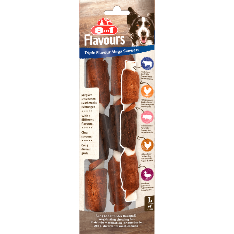 8in1 Triple Flavour Mega Skewers - 160 g