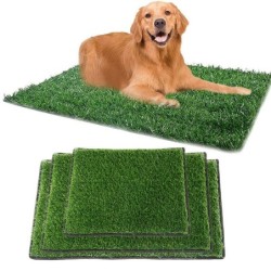 1PC Hund Kunstrasen Haustier Töpfchen Training Pad Toilette Pee Pad Iawn Mesh Tablett 3 Schichten Katzentoilette