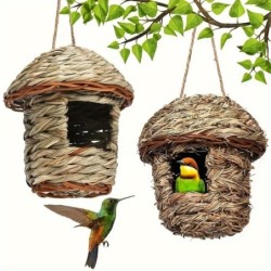 Handwoven Straw Bird Nest...