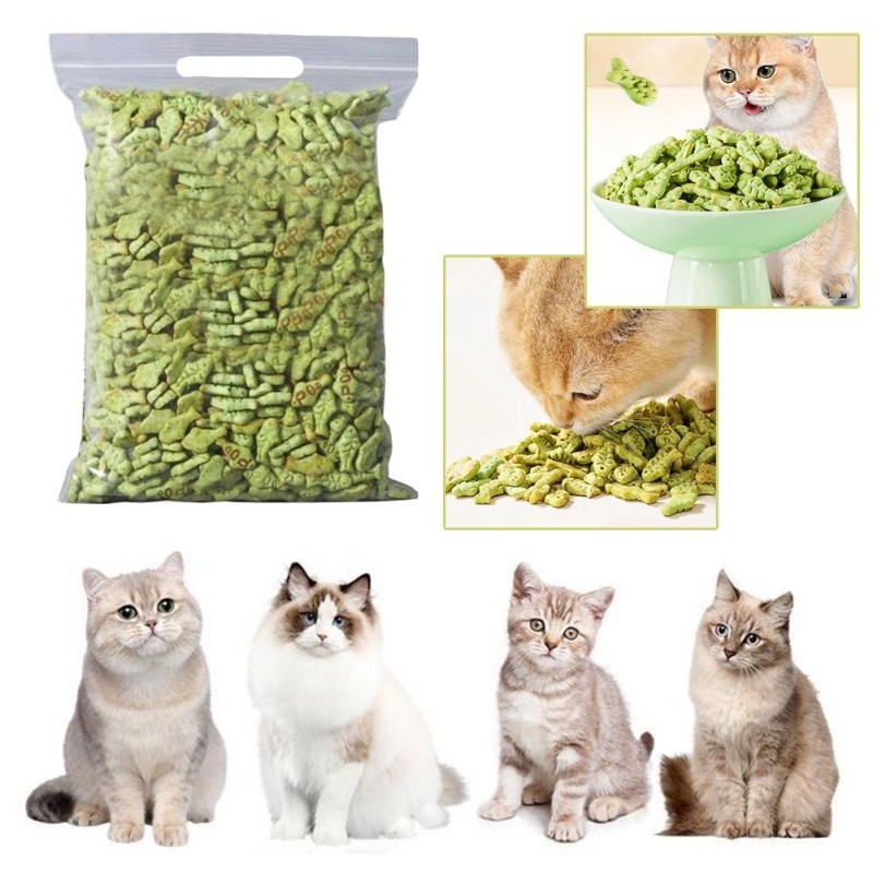 1 tasche Bereit-zu-essen lint entferner und Mast baby katze gewachsen stick hat gras cookie Für katze minze V2T9