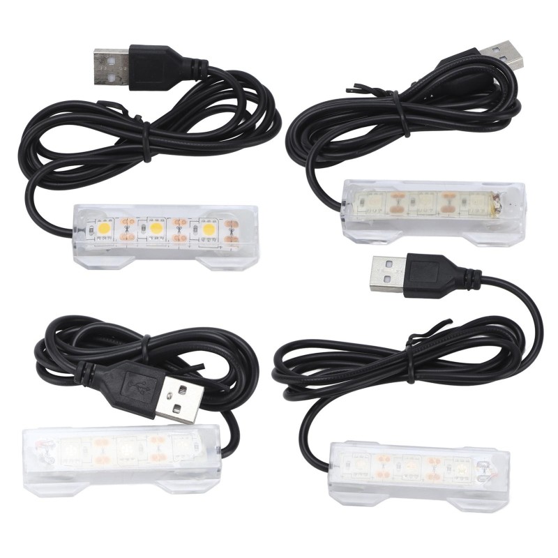 Aquarium-Licht, USB-Aufladung, Kunststoff-Fisch-LED-Licht für Wasserpflanzen, Landschaft