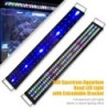 Aquarium-Licht, 2 Beleuchtungsmodi, hohe Helligkeit, Mehrzweck-Vollspektrum-Aquarium-Haube, LED-Licht mit ausziehbarer Halter