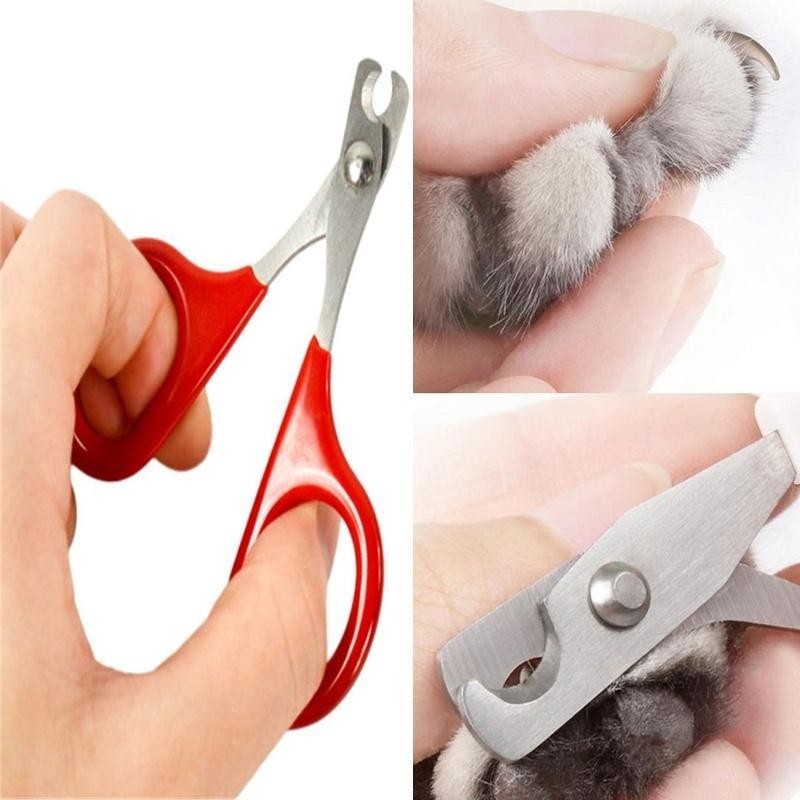 Nagelknipser mit abgewinkelter Klinge für Haustiere, Hunde, Katzen, Kaninchen, Vögel, Welpen, Kätzchen