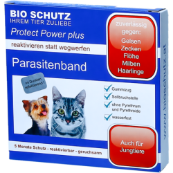 Bio Schutz Parasitenband Protect Power Plus Katze, schwarz - 1 Stk