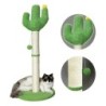 Cat Scratching Post Tall Cactus Sisal Scratcher Post with Interactive Ball Cat Scratching Board Self