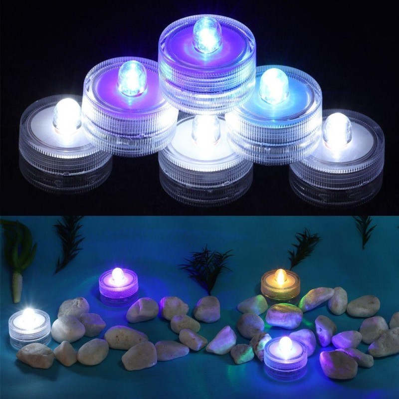 Zubehör Aquarium Dekor Kerze Form Wasserdichte Aquarium Licht Aquarium Lampe Mini Beleuchtung