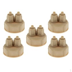 5x Aquarium Aquarium Kohlendioxid DIY Reaktor mit Flaschenverschluss