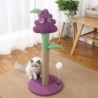 Katzenkratzbaum Purple Grape Katzenkratzbaum Turmbaum Katzenspielzeug mit Sisal-Kratzstange und Ball für erwachsene Katzen im