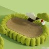 Cat Scratcher Bed Abrasion Resistant Sisal Pet Scratching Bowl Interesting Interactive Scratcher Lounge Bed