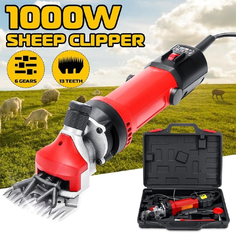 220 V 1000 W Elektrische Bauernhof Schafe Tier Haar Clipper Scheren Kit Scher Wolle Schneiden Ziege Haustier Tier Scheren sch