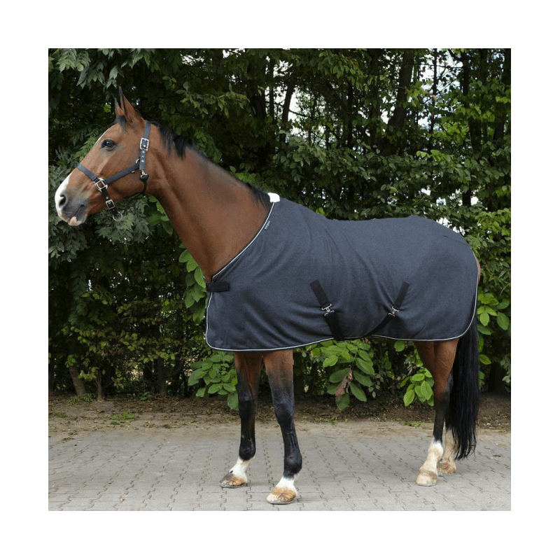 Equithème Polarfleece vielseitige Decke Chiné