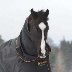 Bucas Irish Turnout Combi Neck 0g - black/gold - Halsteil