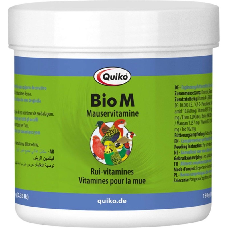 Quiko Bio M - Mauser für Ziervögel - 150 g