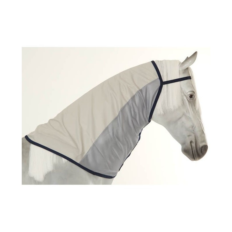 Bucas Buzz-Off Rain Combi Neck - silver/blue - Halsteil