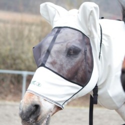 Boett Fliegenmaske Sweet Itch Hood - grey (Gr. 140-170)