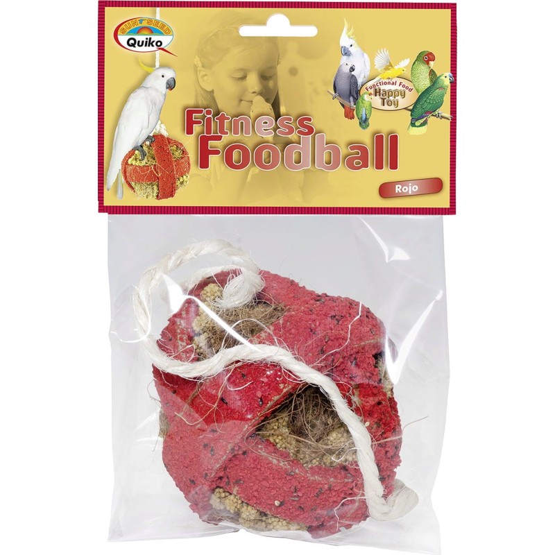 Quiko Fitness Foodball Rojo für Ziervögel - 100 g