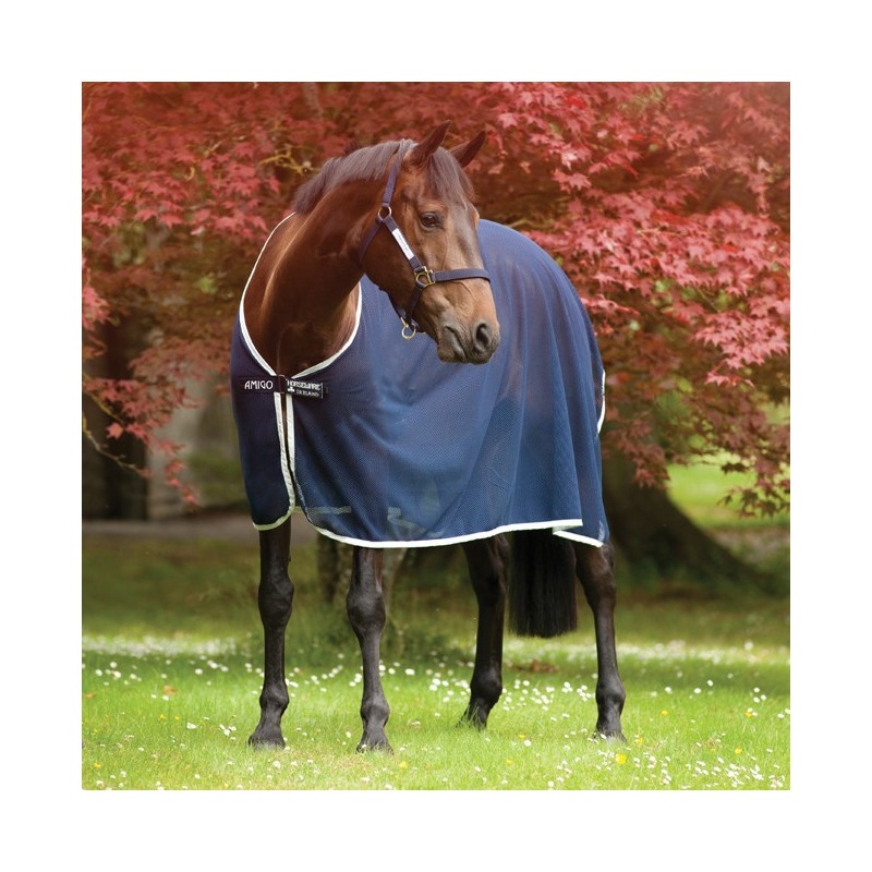 Horseware Amigo Net Cooler - navy/silver