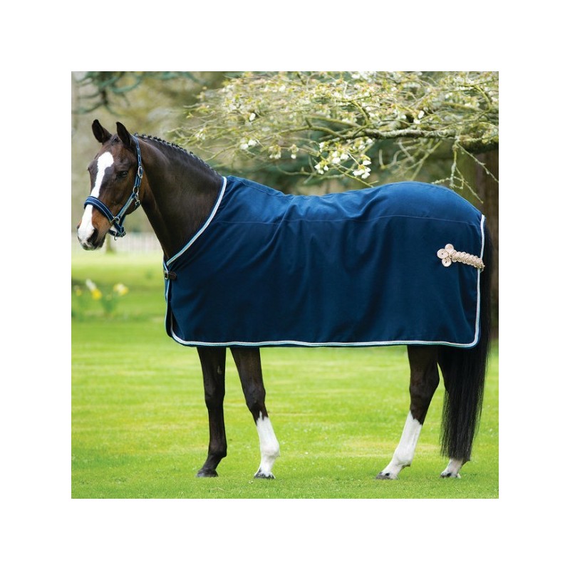 Horseware Rambo Show Rug - Navy with Beige, Baby Blue&Navy