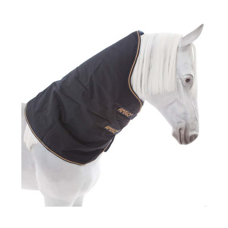 Horseware Amigo Bravo 12 XL Neck Cover 150g - Navy/Gold - Halsteil