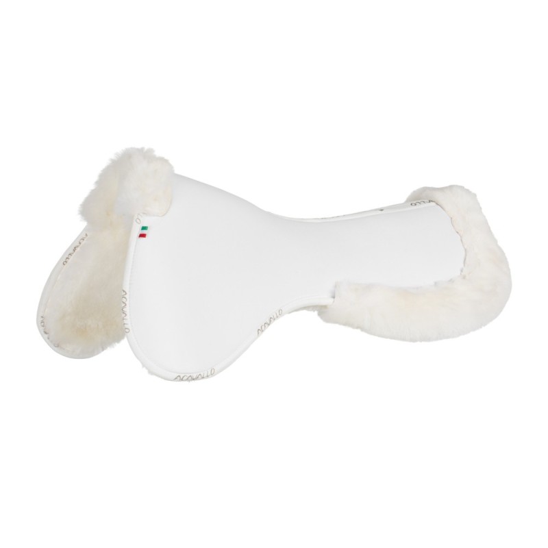 Acavallo Close Contact Memory Foam Pad Full Sheepskin