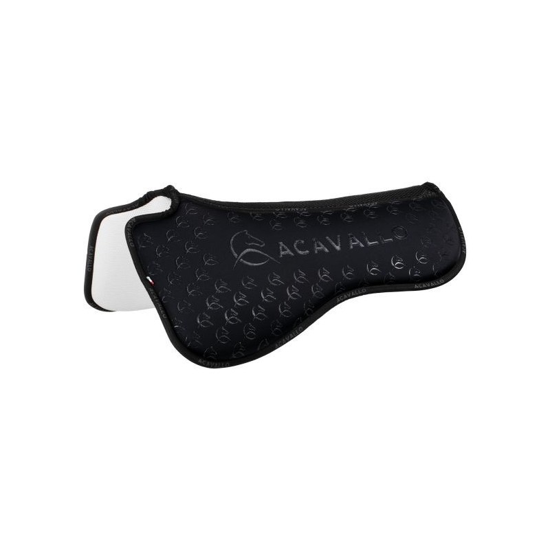 Acavallo Spine Free Lycra Memory Foam Half Pad Dressage Silicon Grip