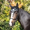 Horseware Rambo Diamante Ear Net - Black/Diamante