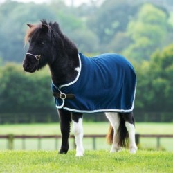 Horseware Amigo Petite Show Rug - Navy/Silver