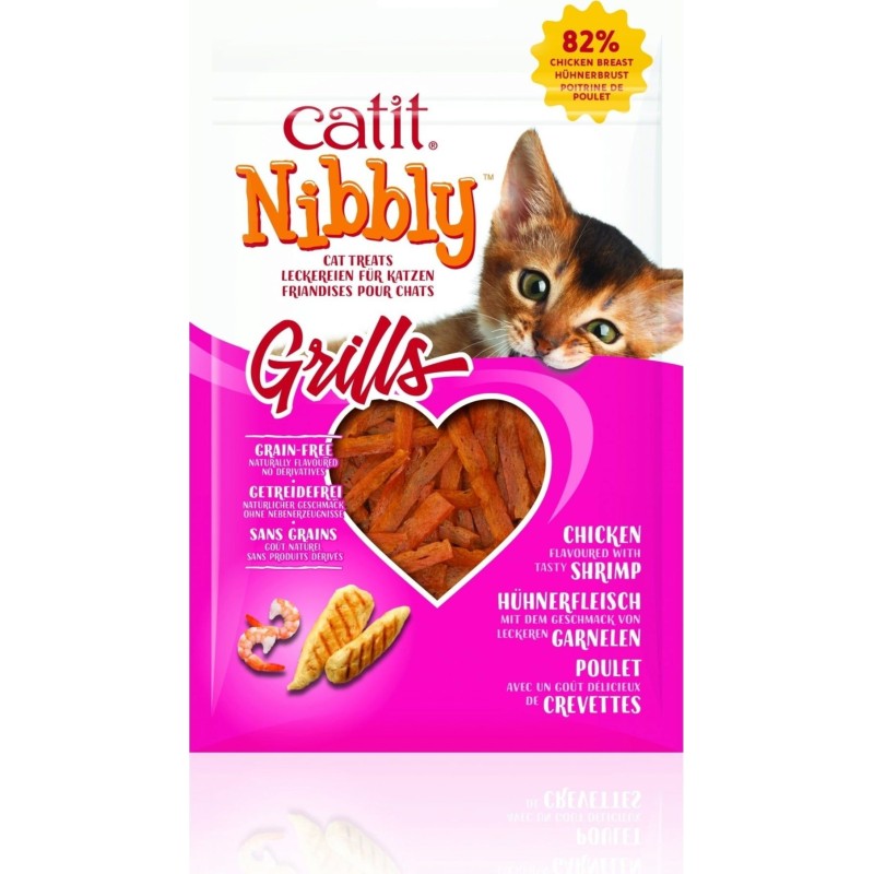 Catit Nibbly Grills 30g - Hühnchen & Shrimp