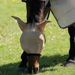 Horseware Fliegenmaske Amigo Fly Mask - bronze/navy