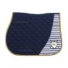 Horseware Rambo Saddlepad - Navy/Gold - Schabracke