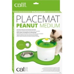 Catit Silikonmatte Erdnuss 46x29cm - grün