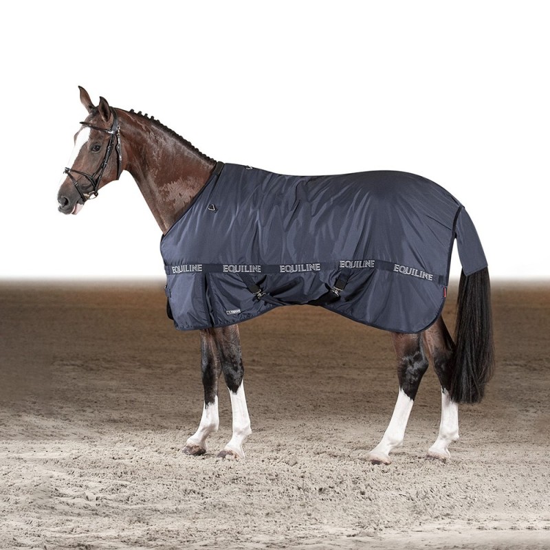 Equiline Clint Paddock Rug 200g - blue