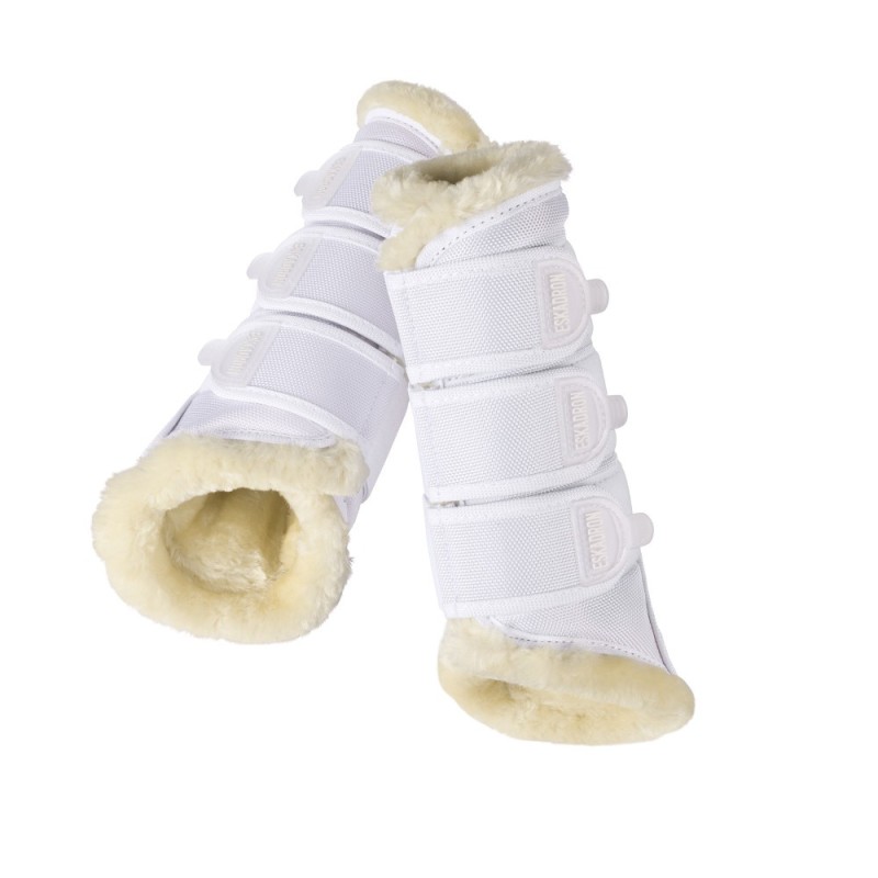 Eskadron Tendon Boots FauxFur - white - Gamaschen