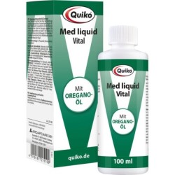 Quiko Med V Liquid mit Oregano-Öl für Ziervögel - 100 ml