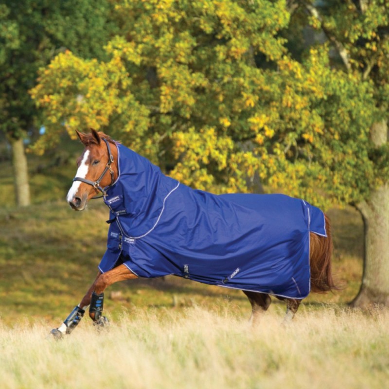 Horseware Amigo Hero 900 Plus Lite 0g - Atlantic Blue/Ivory