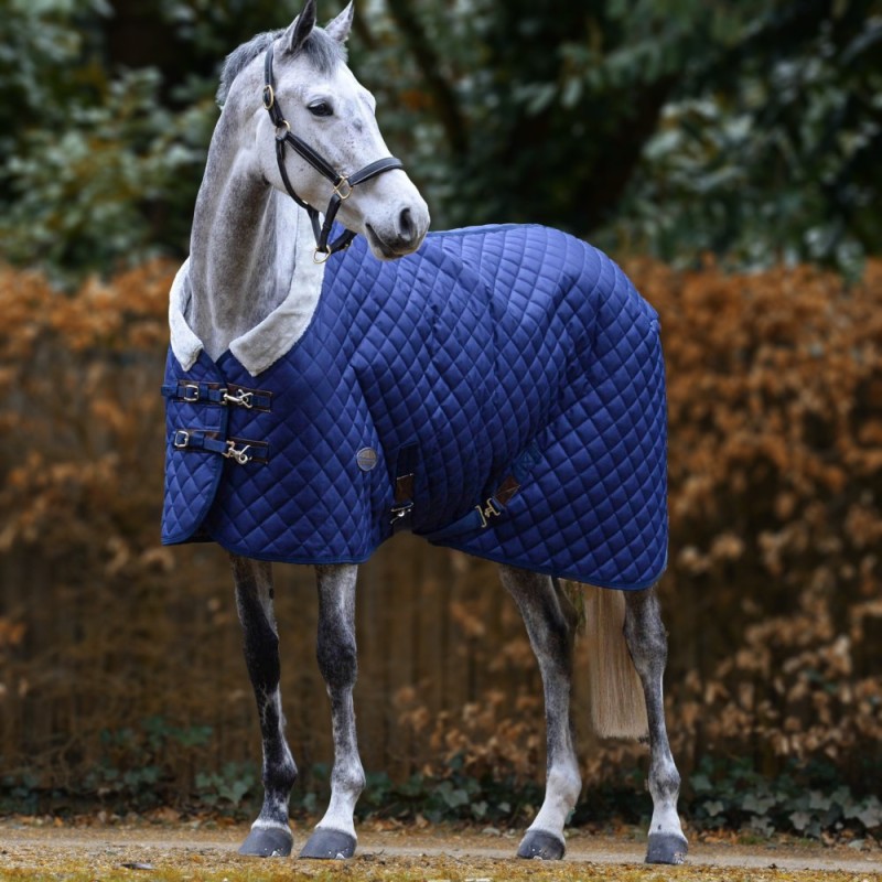 Weatherbeeta Comfitec Deluxe Diamond Quilt Standard Heavy 400g - navy