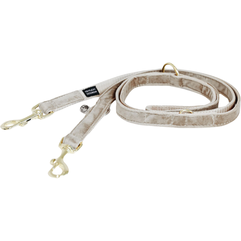 Kentucky Dogwear Hundeleine "Velvet" 200 cm - beige