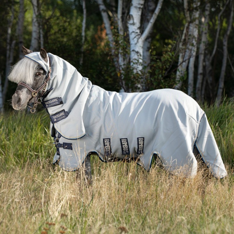 Horseware Rambo Petite Hoody für Shettypony - Grey/Beige