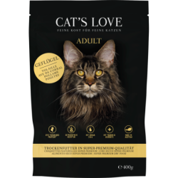 CAT's LOVE Katzen Trockenfutter ADULT GEFLÜGEL - 400 g