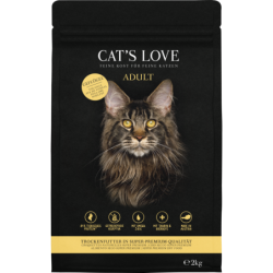 CAT's LOVE Katzen Trockenfutter ADULT GEFLÜGEL - 2 kg