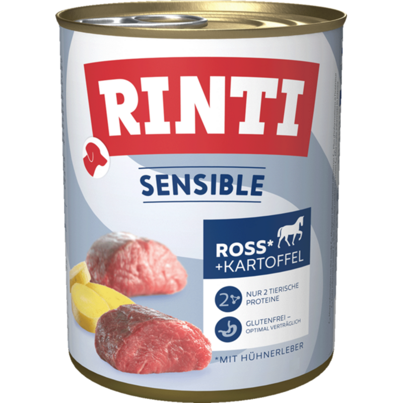 Rinti Sensible Dose 800g - Ross+Leber+Kartoffel