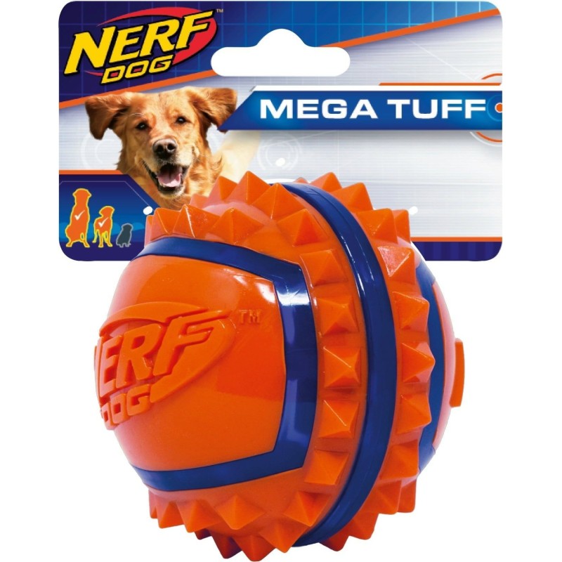 Nerf TPR Spike Ball blau/orange - 9 cm