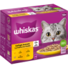 Whiskas Multipack 12x85g Geflügel Auswahl in Gelee 11+ - 1.020 g