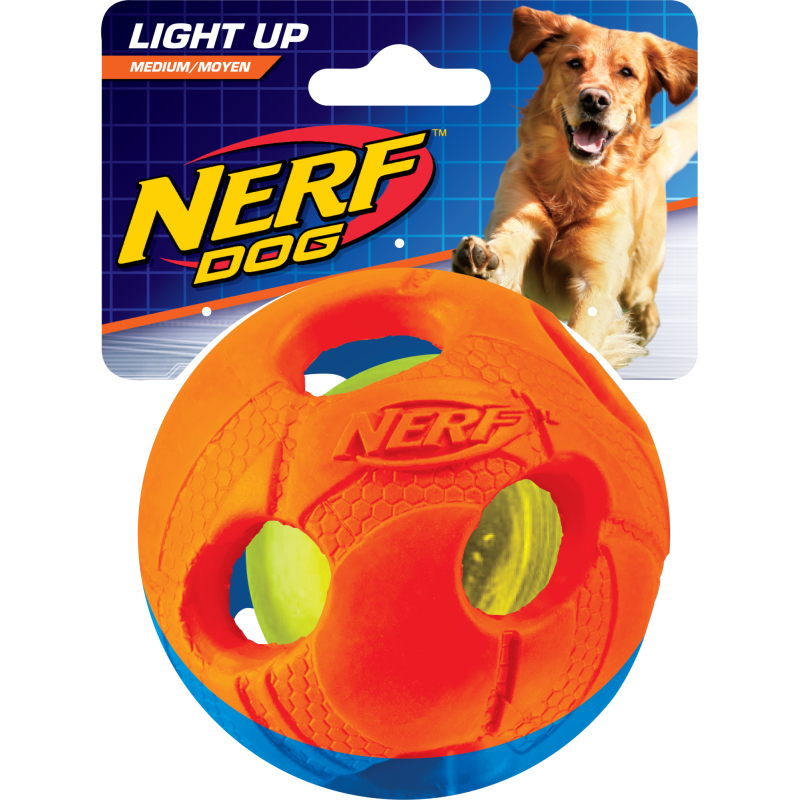 Nerf LED Ball zweifarbig - M