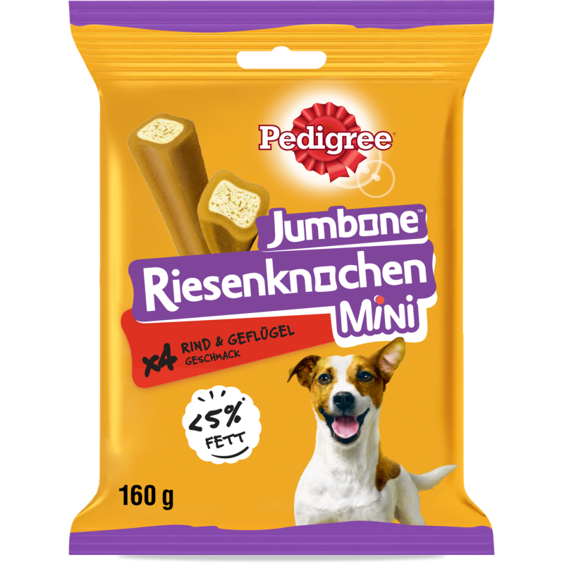 Pedigree Jumbone Rind und Geflügel Mini - 160 g