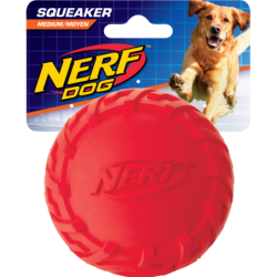 Nerf Profil Ball mit Quietsch. M - Ball rund