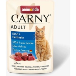 Animonda Carny Adult Frischebeutel 85g - Rind und Perlhuhn