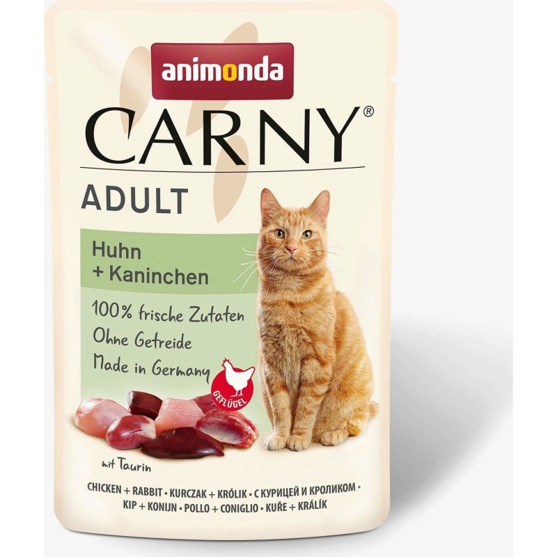 Animonda Carny Adult Frischebeutel 85g - Huhn und Kaninchen