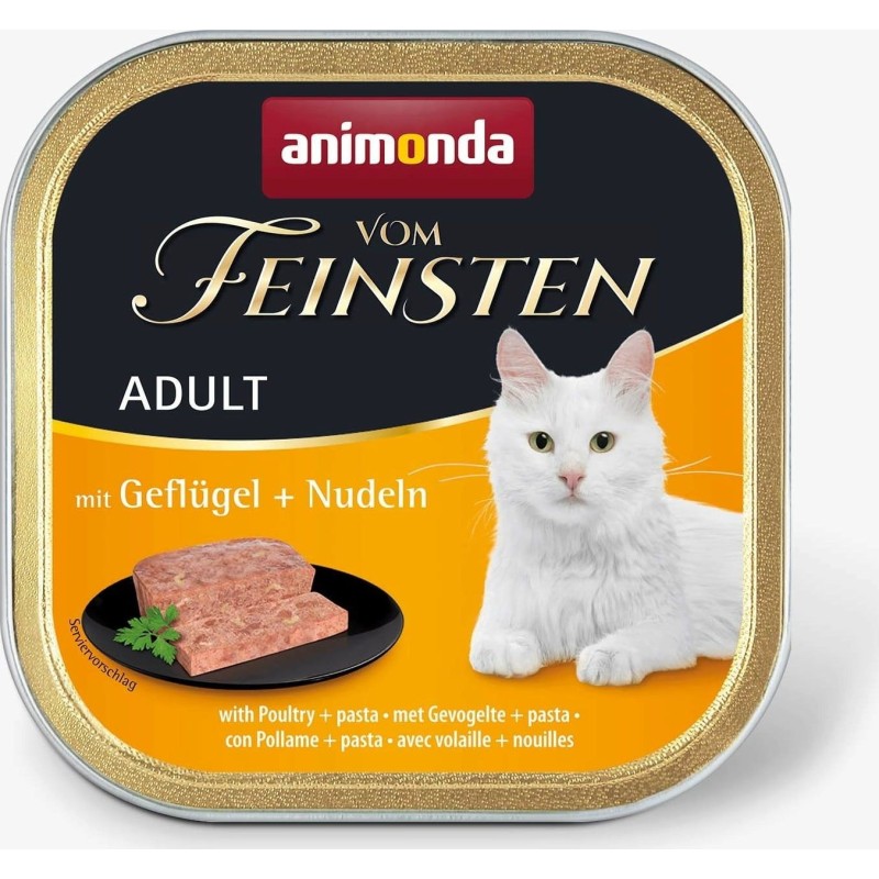 Animonda Vom Feinsten Adult Schale 100g - Geflügel und Nudel